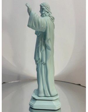 Statuette "Jésus loves you" - NUAGE - 22cm