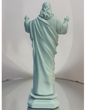 Statuette "Jésus loves you" - NUAGE - 22cm
