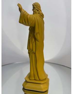 Statuette "Jésus loves you" - CURRY - 22cm
