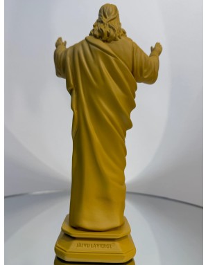 Statuette "Jésus loves you" - CURRY - 22cm
