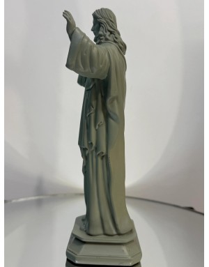 Statuette "Jésus loves you" - OLIVE - 22cm