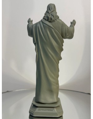 Statuette "Jésus loves you" - OLIVE - 22cm